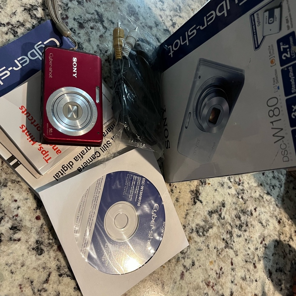 Sony Cyber-shot Red Camera